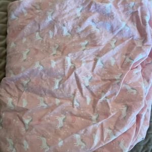 Unicorn Crib Sheet Pink Nursery Bedding